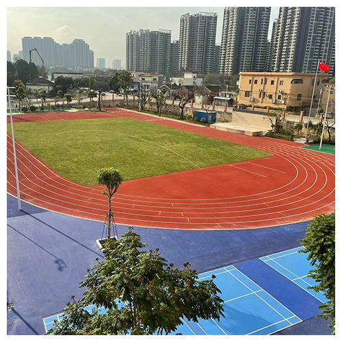 蓟州中山东凤镇中心小学无缝预制型跑道